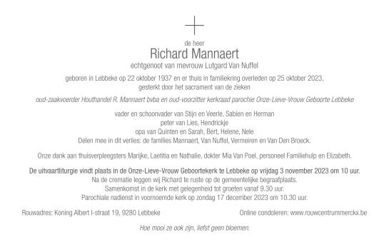 Richard Mannaert